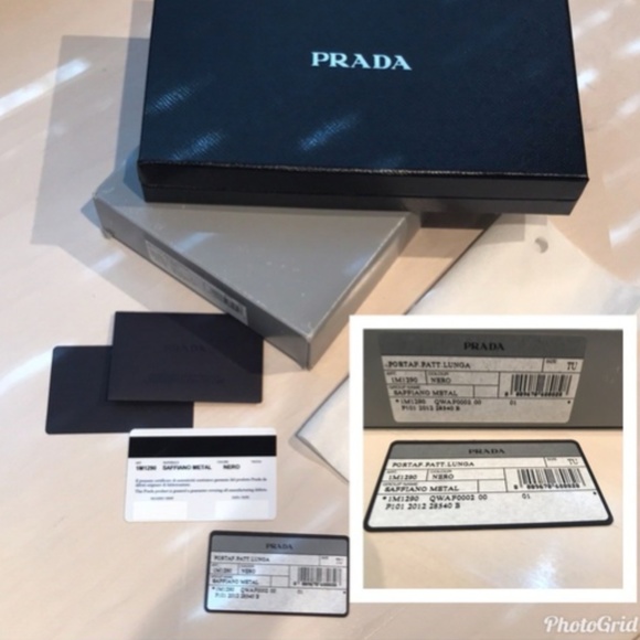 Prada Saffiano Wallet on Chain + Box, Card - Picture 5 of 13
